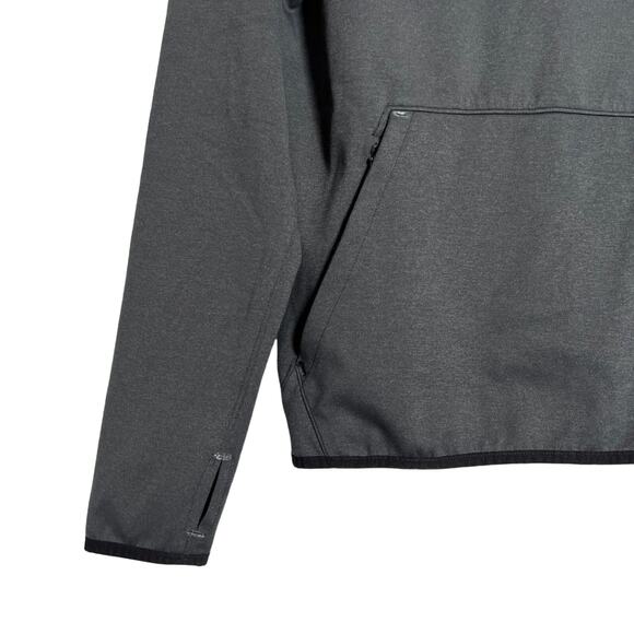 NWOT Rhone x Peloton Nylon Tactel Hoodie  SIZE S Asphalt Gray Zip Pocket NEW - Picture 9 of 12